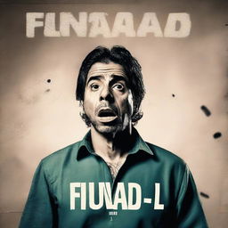 A surprised Juan Pantoja with the word 'funado' written above him, set against a sad background