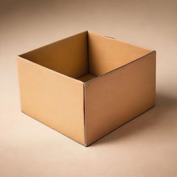 Design a thin cardboard box with dimensions 5 cm high, 25 cm wide, and 25 cm long