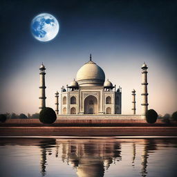 Generate a captivating image for a YouTube thumbnail about the 'Hidden Secrets of the Taj Mahal