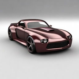 Create a custom hypercar combining the elements of a 1939 black cherry Chevy coupe and the likeness of a Camaro