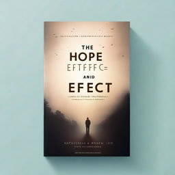 A professional book cover design with the title 'The Hope Effect' by Nathaniel J Thomas