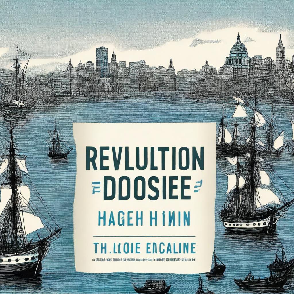 A digital book cover design for 'Revolution in Disguise' by T