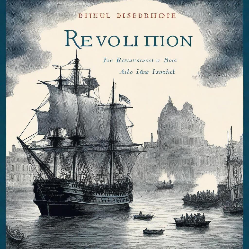 A digital book cover design for 'Revolution in Disguise' by T