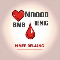 Create a design for a blood donation campaign