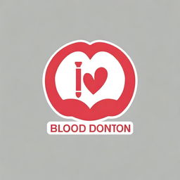 Design a logo for a blood donation campaign