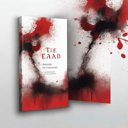 Design a hauntingly beautiful book cover for 'The Violence Behind The Dead