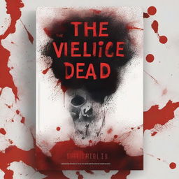 Design a hauntingly beautiful book cover for 'The Violence Behind The Dead