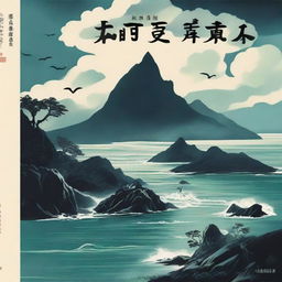 A captivating book cover for a novel titled '欢迎来到恶魔岛' (Welcome to Devil Island)