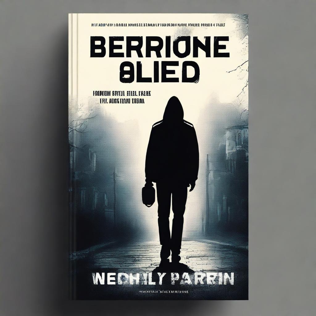 Create a captivating book cover for a thriller about a serial killer