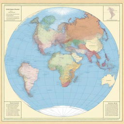 A square map of the planet Earth