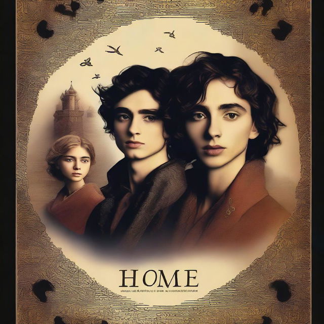 Create a poster for a series called 'Home'