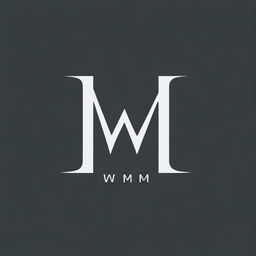 A sleek and modern letter logo featuring the initials 'WMM'