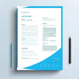 A professional and clean cover page for a health screening report