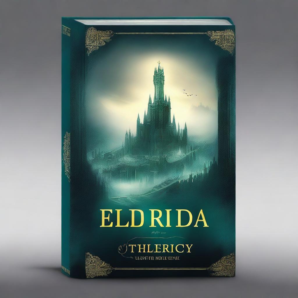 Create a captivating book cover for a novel titled 'Eldrida: The Secret City'