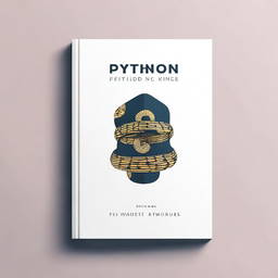 A book cover design for a Python programming language book