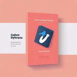 A book cover design for a book that teaches the basics of coding in Python