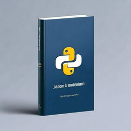 A book cover design for a book that teaches the basics of coding in Python