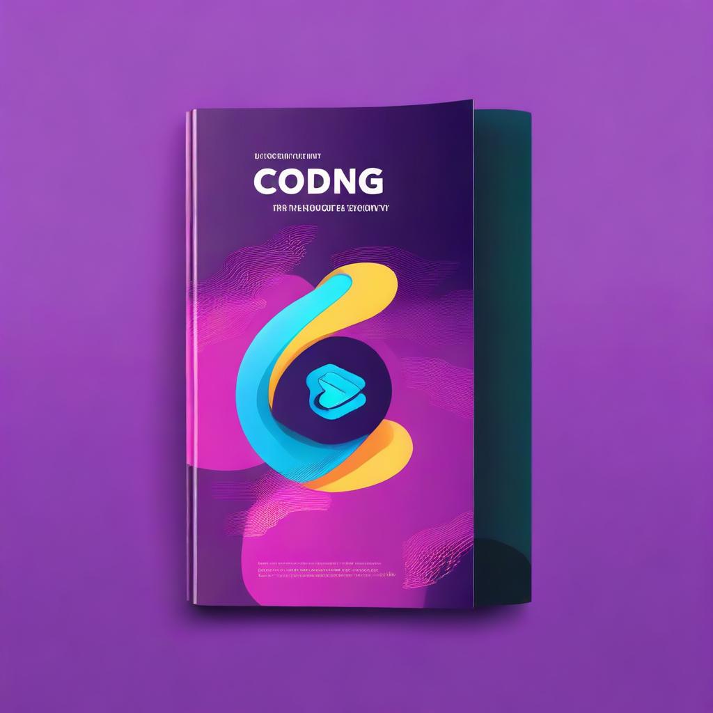 A book cover design for a book that teaches the basics of coding in Python with a futuristic look