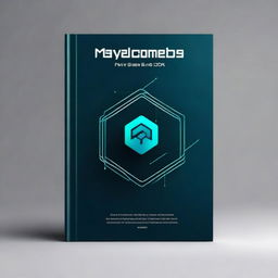 A book cover design for a book that teaches the basics of coding in Python with a futuristic look and an Arabic title