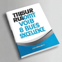 Create a book cover titled 'The Recruiter’s Edge: Unleashing B2B Sales Excellence'