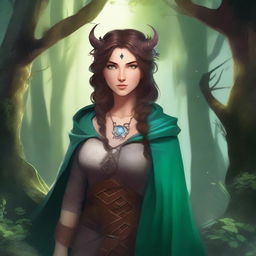 Create an image featuring a character named Weda in a fantasy setting