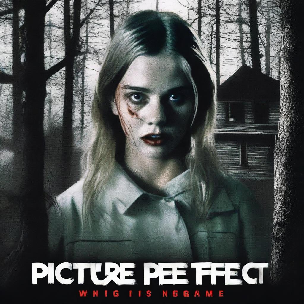 A horror movie poster for a Lifetime channel film titled 'Picture Perfect Nightmare'