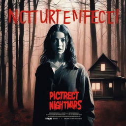 A horror movie poster for a Lifetime channel film titled 'Picture Perfect Nightmare'