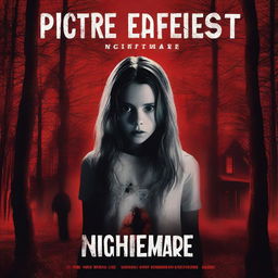 A horror movie poster for a Lifetime channel film titled 'Picture Perfect Nightmare'