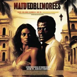 A thriller movie poster featuring a young woman on her dream honeymoon in Cartagena, Colombia, which turns into a nightmare when her new husband reveals his criminal past and kidnaps her