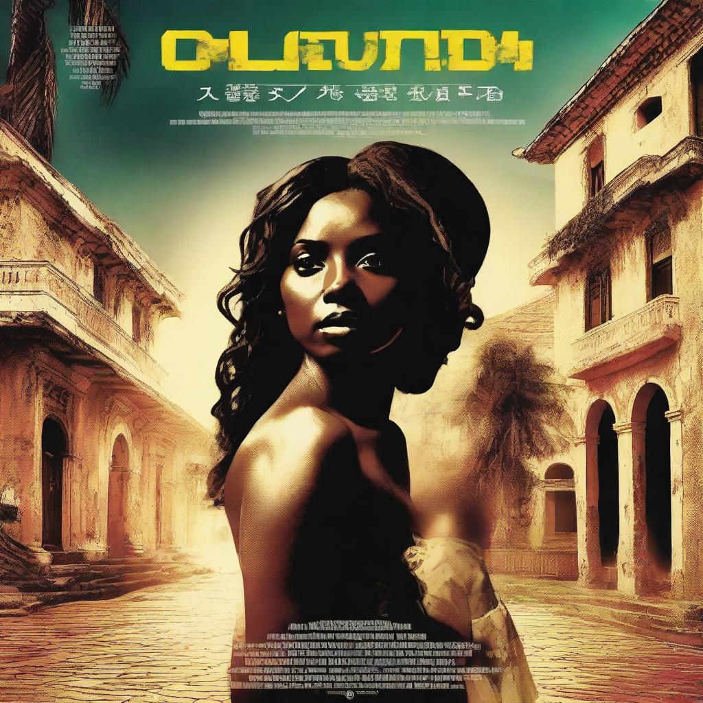 A thriller movie poster featuring a young woman on her dream honeymoon in Cartagena, Colombia, which turns into a nightmare when her new husband reveals his criminal past and kidnaps her