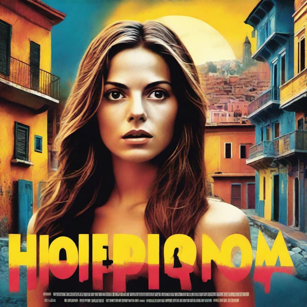 A movie poster for a thriller titled 'Honeymoon in Cartagena'