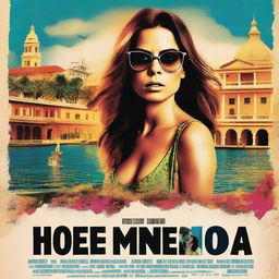 A movie poster for a thriller titled 'Honeymoon in Cartagena'