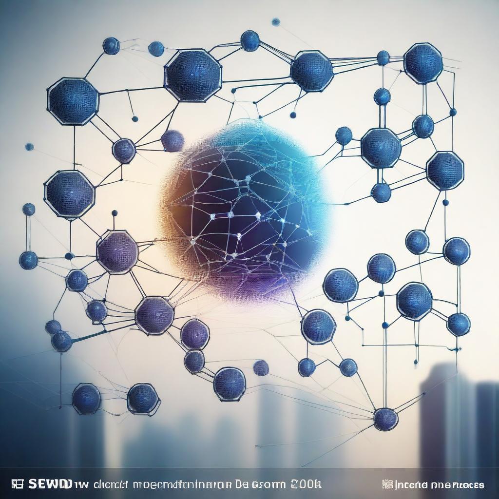 Create an impressive figure that combines elements of process mining, data science, Dijkstra's algorithm, graph algorithms, machine learning, and neural networks