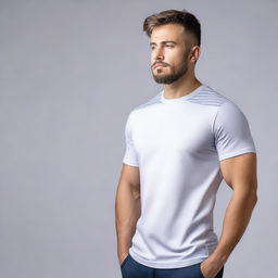 A modern, stylish t-shirt featuring a built-in ventilator