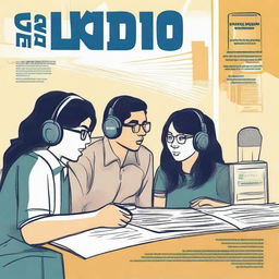 Portada para revista de una Radio Universitaria 93