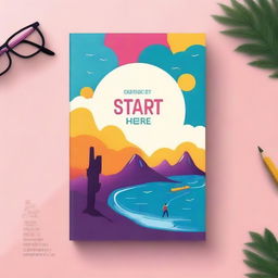 Create a book cover with the theme 'Start Here'