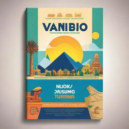 A vibrant and engaging book cover designed for a tourism marketing guide focused on developing countries