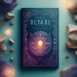 A captivating book cover featuring a magical theme with the title 'ABOUT GLYPHAVENS'