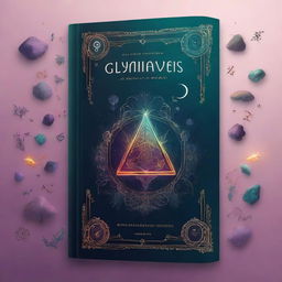 A captivating book cover featuring a magical theme with the title 'ABOUT GLYPHAVENS'