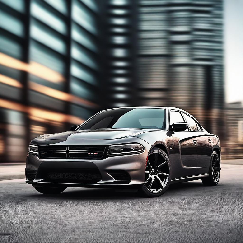 A detailed image of a 2021 Dodge Charger, showcasing its sleek and modern design