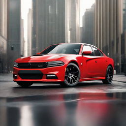 A detailed image of a 2021 Dodge Charger, showcasing its sleek and modern design