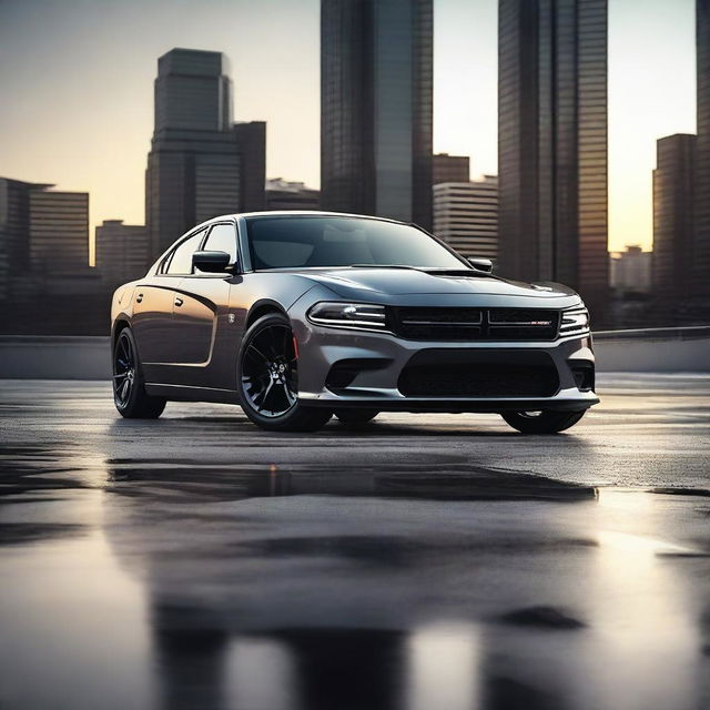 A detailed image of a 2021 Dodge Charger, showcasing its sleek and modern design