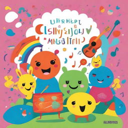 A vibrant and playful album cover for children's music