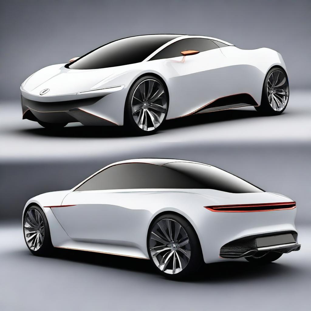 Create an innovative and popular car design that does not copy existing models or brands