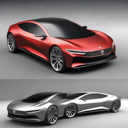 Create an innovative and popular car design that does not copy existing models or brands