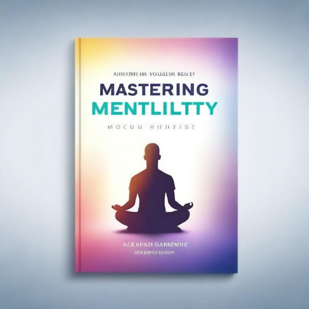 Create an ebook cover titled 'Mastering Mentality: A Guide to Focused Mindset'