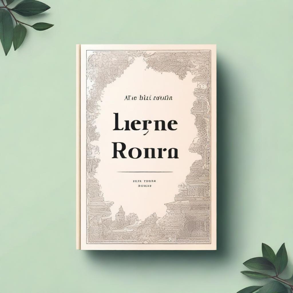 Create a captivating book cover design with an intriguing title and elegant typography