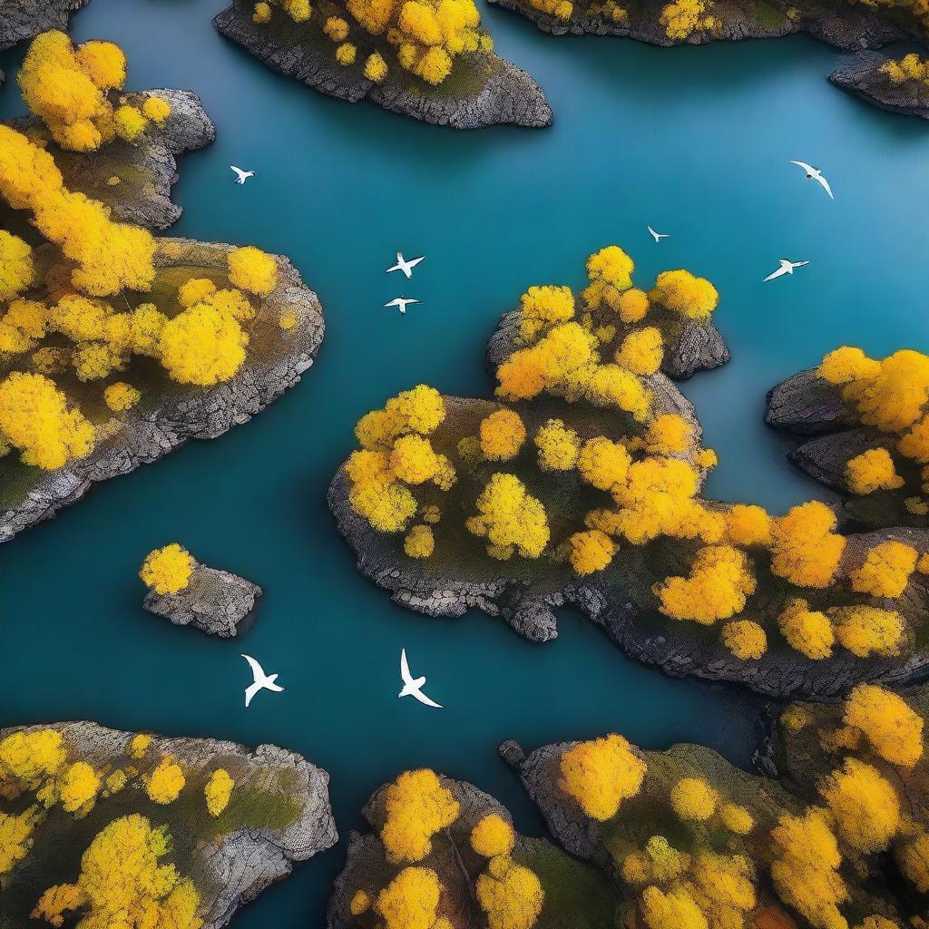 A breathtaking collection of moments captured by drones, showcasing stunning landscapes, vibrant cityscapes, and awe-inspiring natural wonders from a bird's eye view