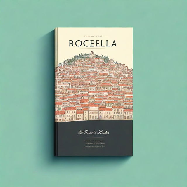 Create a book cover with the title 'Saggio sull'origine del nome "Roccella Valdemone"' by Marcello RIsicato