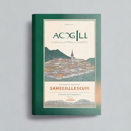 Create a book cover with the title 'Saggio sull'origine del nome "Roccella Valdemone"' by Marcello RIsicato